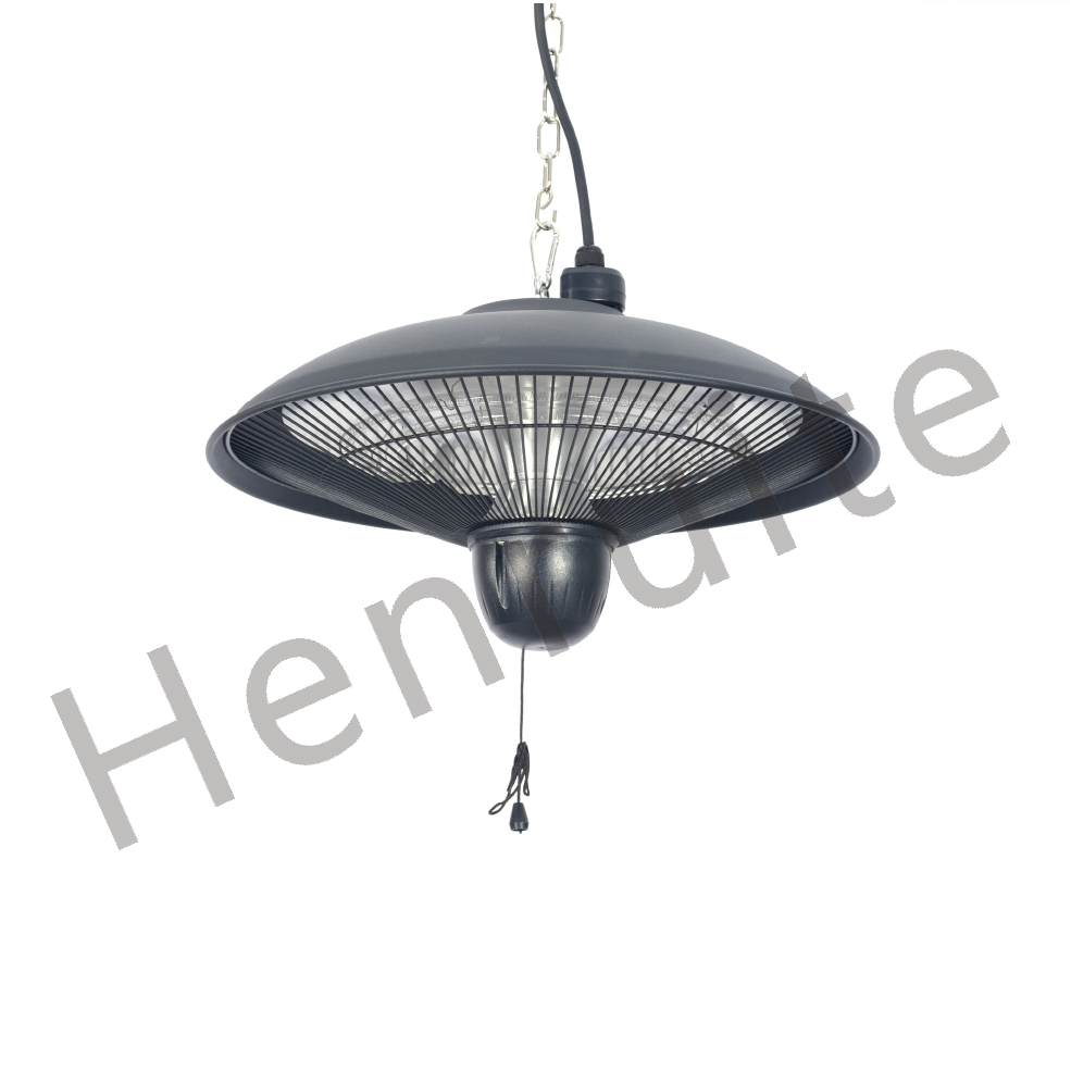 Distance between patio heater and ceiling