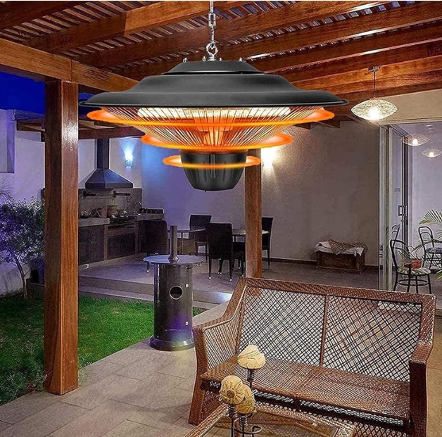 Workshop ceiling infrared heater